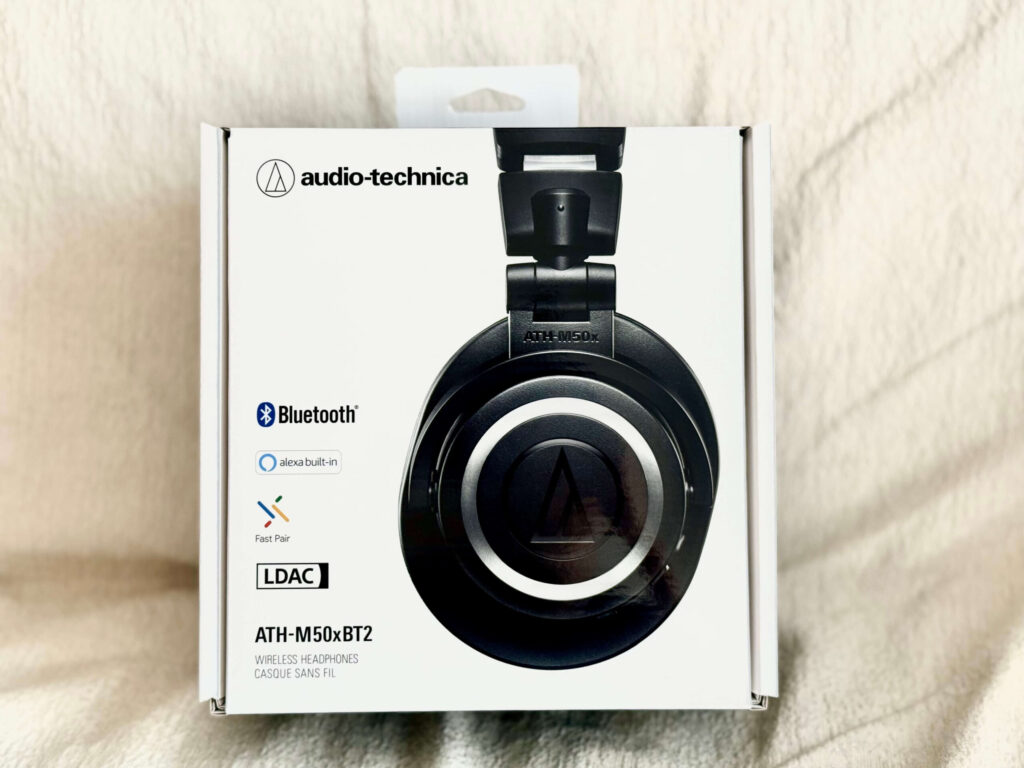 audio-technica ATH-M50xBT2のパッケージ箱